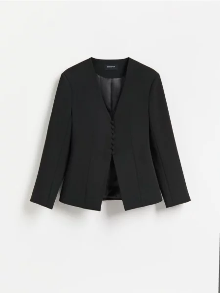 Reserved Blazer cu decorativi negru