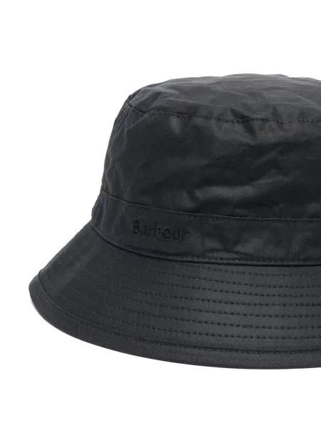 Siuvinėta skrybėlė Barbour mėlyna