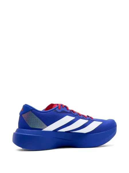 Sneakerși Adidas Adizero alergare cu motiv cu inimi de catifea cord roșu