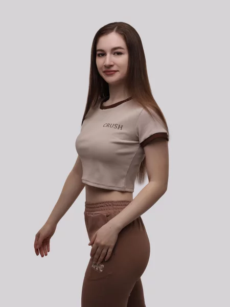 Футболка Lumo бежевая