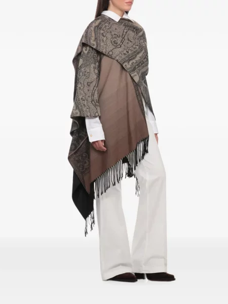 Geacă Etro cu franjuri cu model paisley