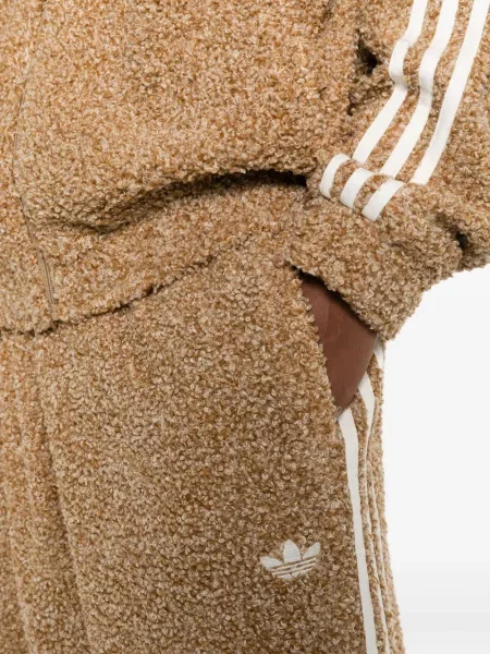 Hanorac Adidas din velur alb