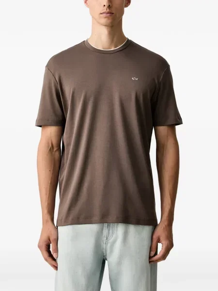 Tricou Paul & Shark cu autograf maro