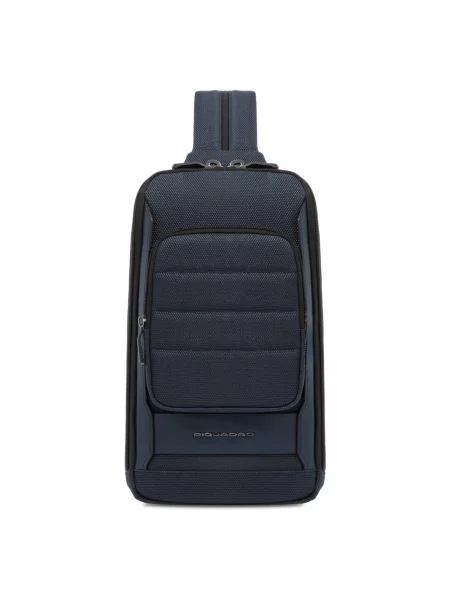 Torba Piquadro skórzana niebieska