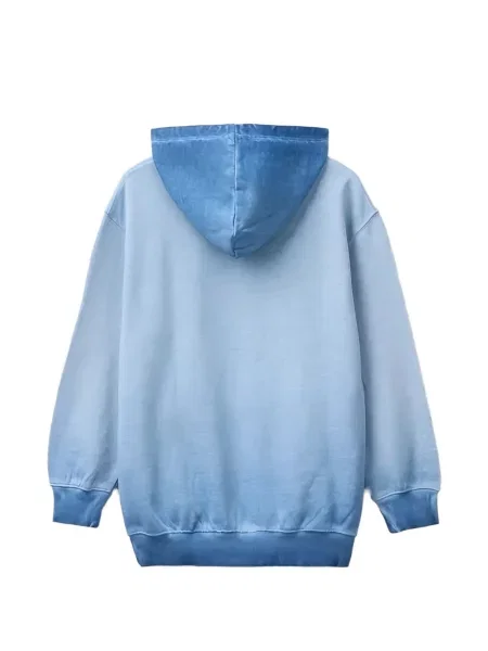 Bluza z kapturem dziecięca Benetton niebieska