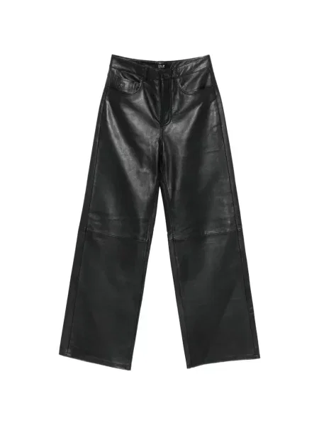 Pantaloni Lois Jeans din piele negru