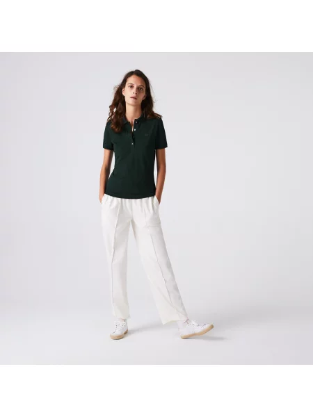 Поло Lacoste зеленое