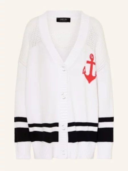 Marc Cain Kardigan weiss biały