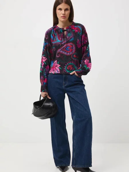 Блузка Medicine візерунок чорний