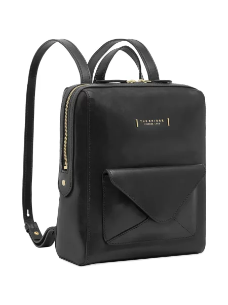 Rucsac The Bridge din piele negru