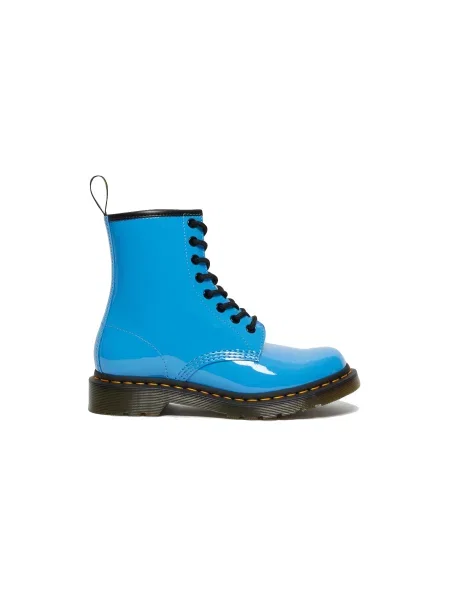 Dr. Martens Vegan Patent Leather Boots Kobiety Obuwie Dr. Martens Size: 3 niebieski