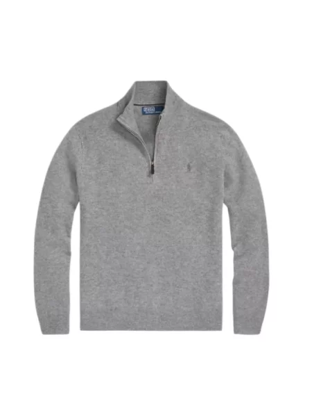 Polo Ralph Lauren sweter wełniany szary
