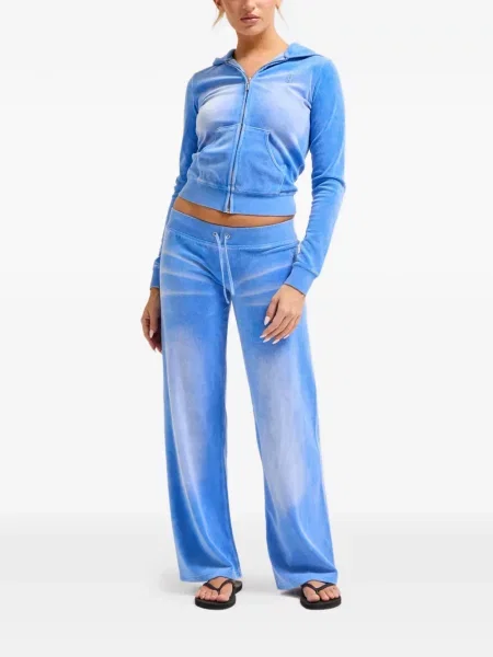 Hanorac cu glugă Juicy Couture albastru