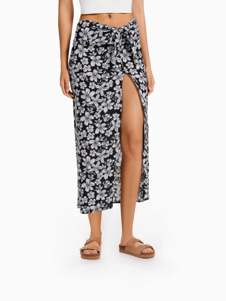 Bershka Szoknyák / piszkosfehér fekete