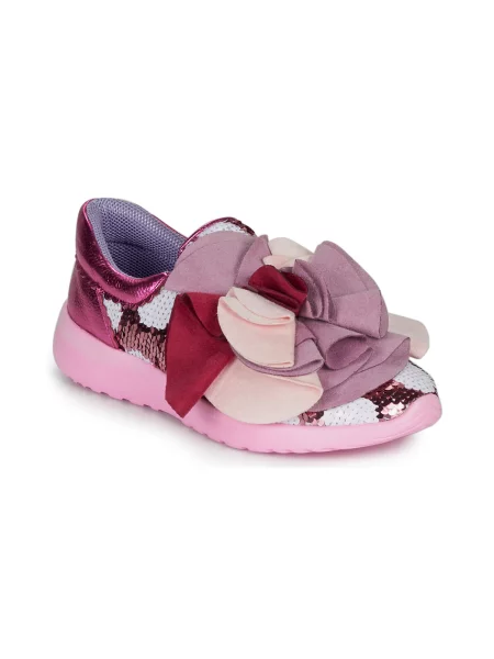 Pantofi Irregular Choice cu volane roz