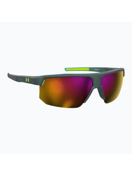 Okulary przeciwsłoneczne Under Armour Driven/G S3 yellow teal/pink mirror różowe