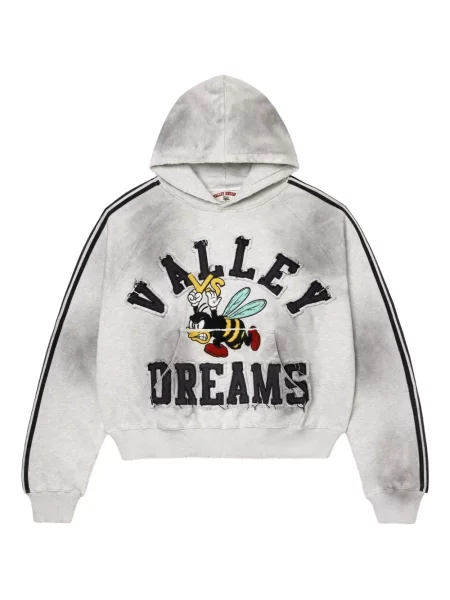 Hanorac cu glugă Vale gri