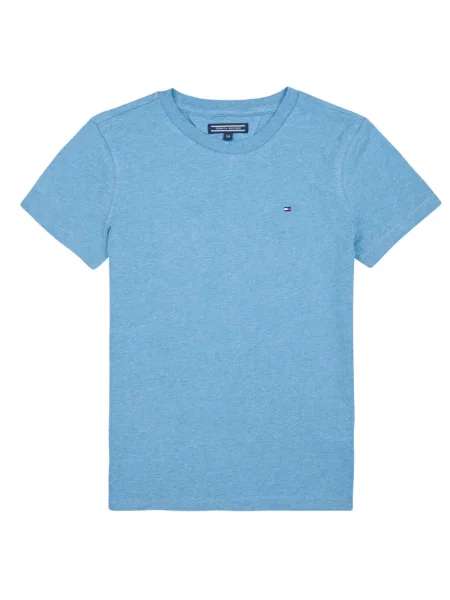 Tommy Hilfiger Tričko Basic Cn Knit S D modrá
