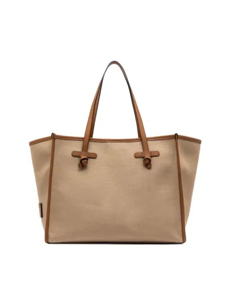 Shopperka Gianni Chiarini skórzana brązowa