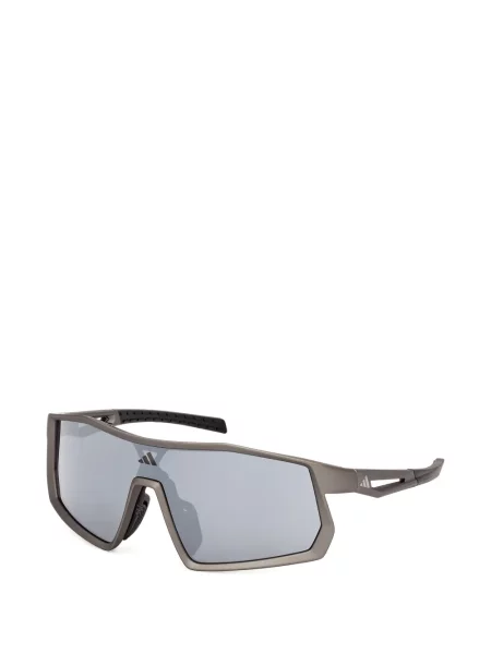 Ochelari de soare Adidas cu imprimeu geometric gri