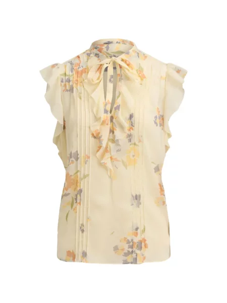 Bluză Lauren Ralph Lauren cu model floral cu imagine