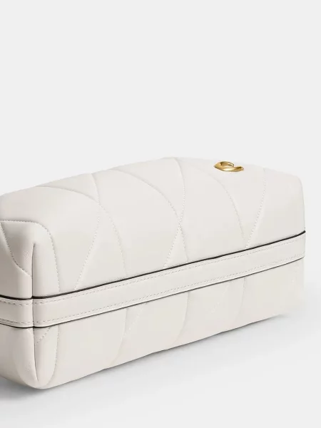 Кожаная стеганая сумка через плечо Coach