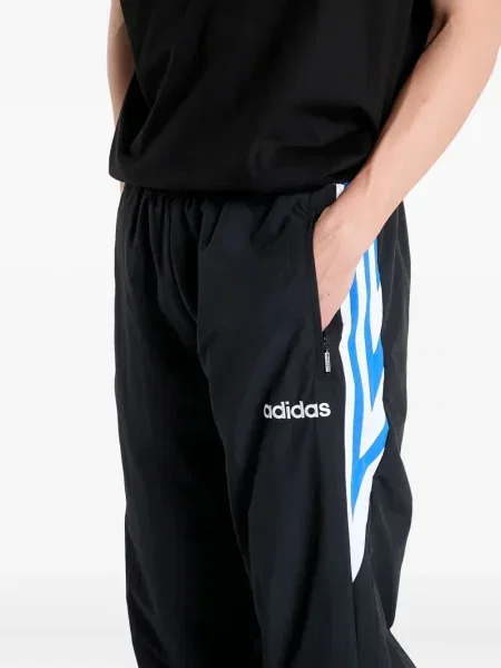 Șosete Adidas cu dungi cu tepi plasă maro