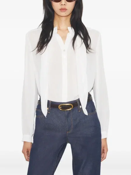 Cămașă Tory Burch cu funde alb