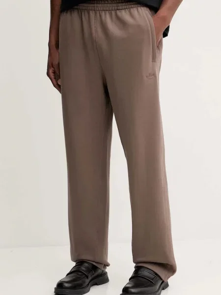 Спортивні штани adidas Originals Ess Wide Pt однотонні коричневий