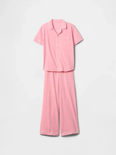 Pijamale copii Gap roz