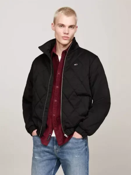 Tommy Jeans Kabát fekete