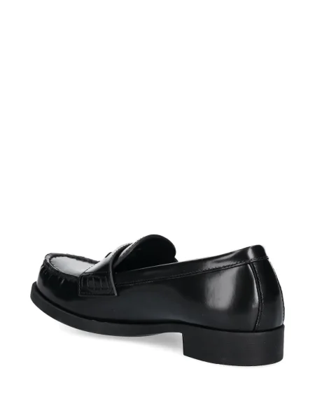 Pantofi loafer Love Moschino din piele negru