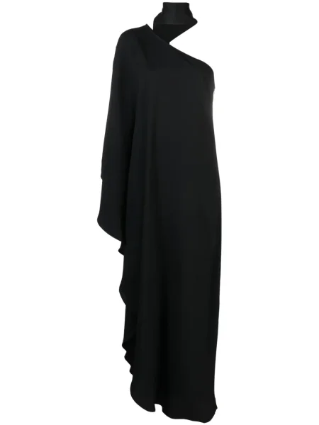 Rochie maxi Taller Marmo cu un umăr gol de costum negru