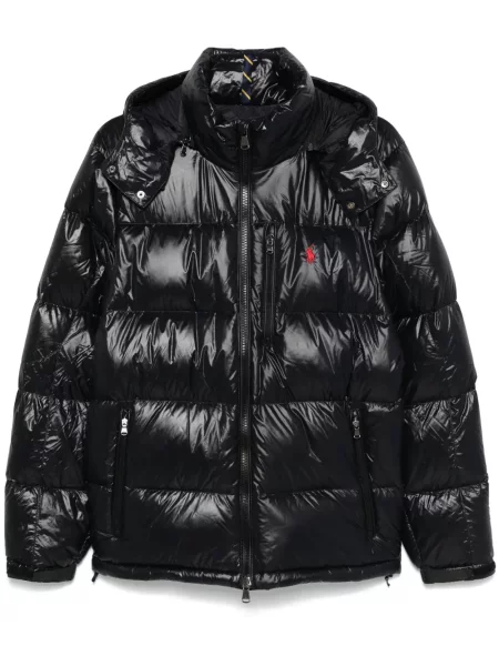 Vunena vesta Polo Ralph Lauren s vezom karirana crna