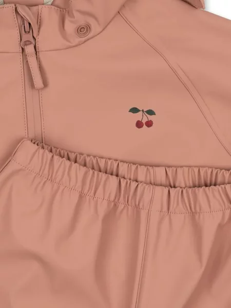 Konges Sløjd gyerek esőálló felső és alsó PLAINY RAIN SET narancsszínű
