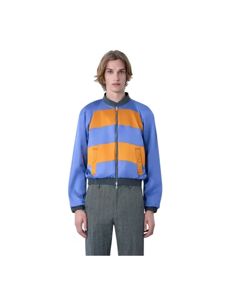 Kurtka Dries Van Noten dwustronna szara