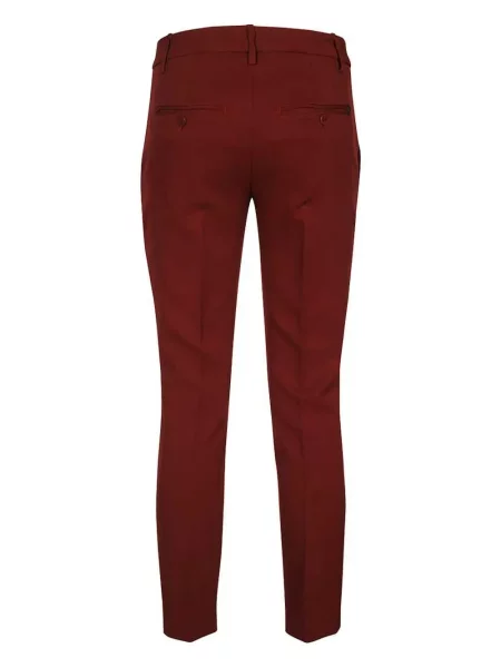 Pantaloni Dondup stretch roșu