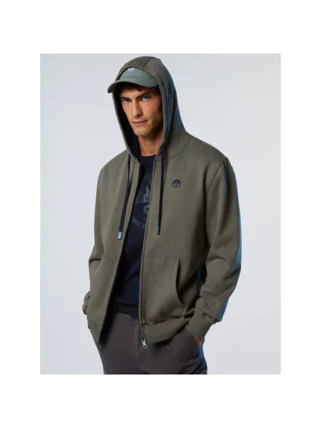 Bluza z kapturem North Sails z kapturem szara