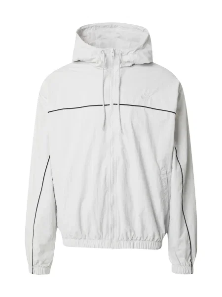 Nike Sportswear Geacă de primăvară-toamnă CLUB ATHLETE gri deschis negru