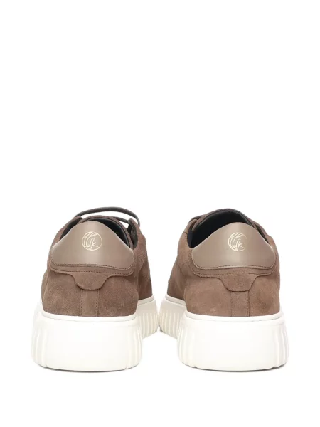 Sneakers Giuliano Galiano σουέντ καφέ