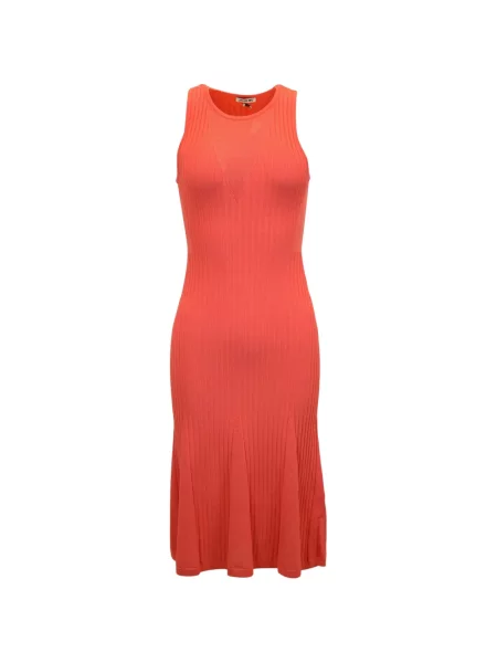 Rochie fără mâneci Jason Wu fără mâneci tricotate de costum portocaliu