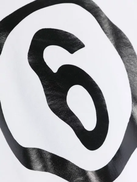 Dětské košilové šaty Mm6 Maison Margiela bílé