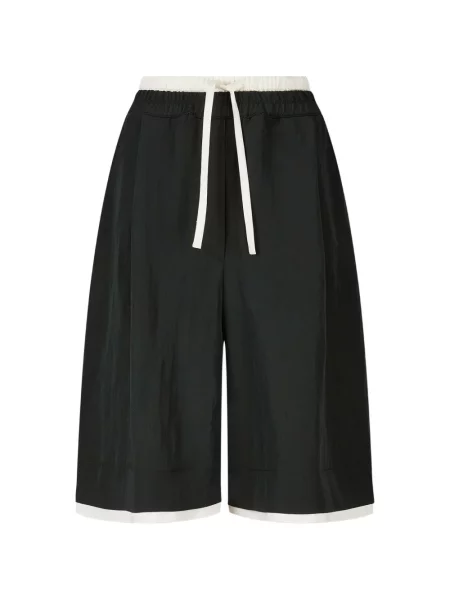 Șnur de strângere pantaloni scurți Tomboy negru