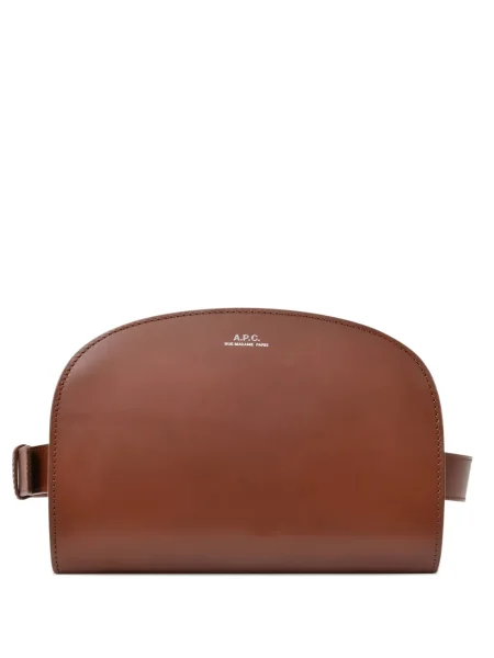 Curea A.p.c. din piele maro