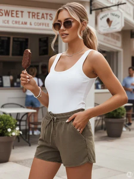 Spodenki jeansowe CITYCHIC Dstreet brązowe