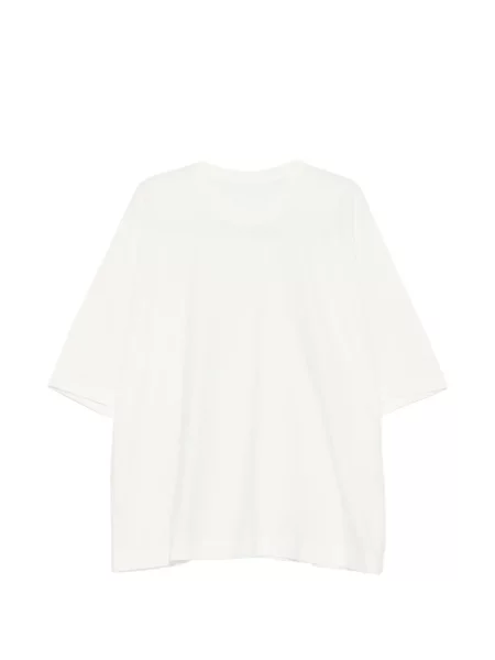 Tricou Homme Plisse Issey Miyake cu imagine alb