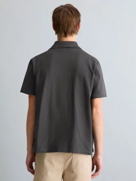 Классическая джинсовая рубашка Marc O'polo Denim серая