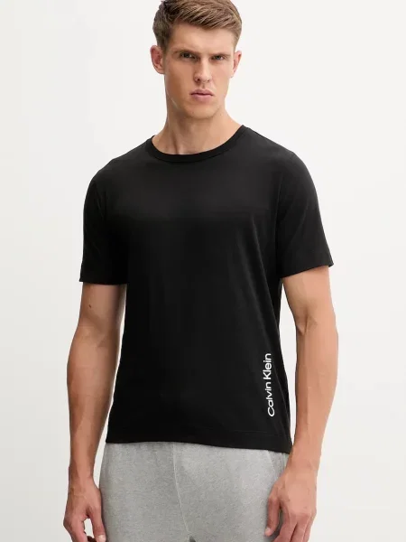 Риза Calvin Klein Performance с принт черно