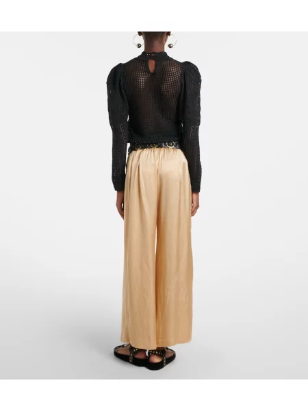 Pantaloni Isabel Marant din satin