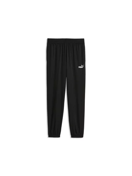PUMA MÄ™skie tkane spodnie Essentials Logo OdzieÅ¼ S czarny